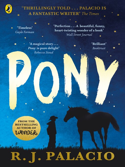 Title details for Pony by R. J. Palacio - Available